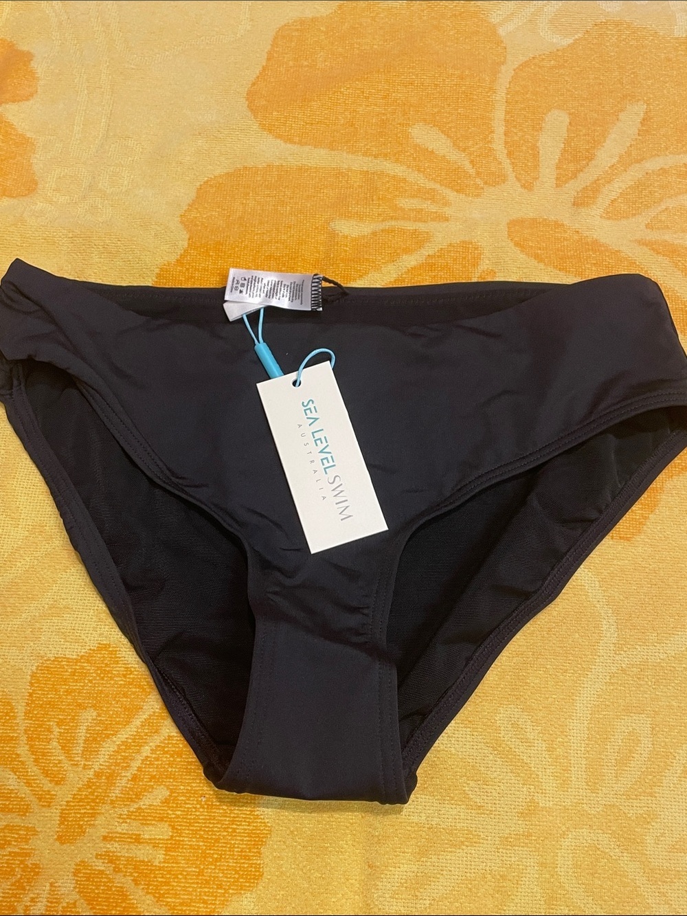 Sea Level Swim Australia Classic Black Bikini Bottom